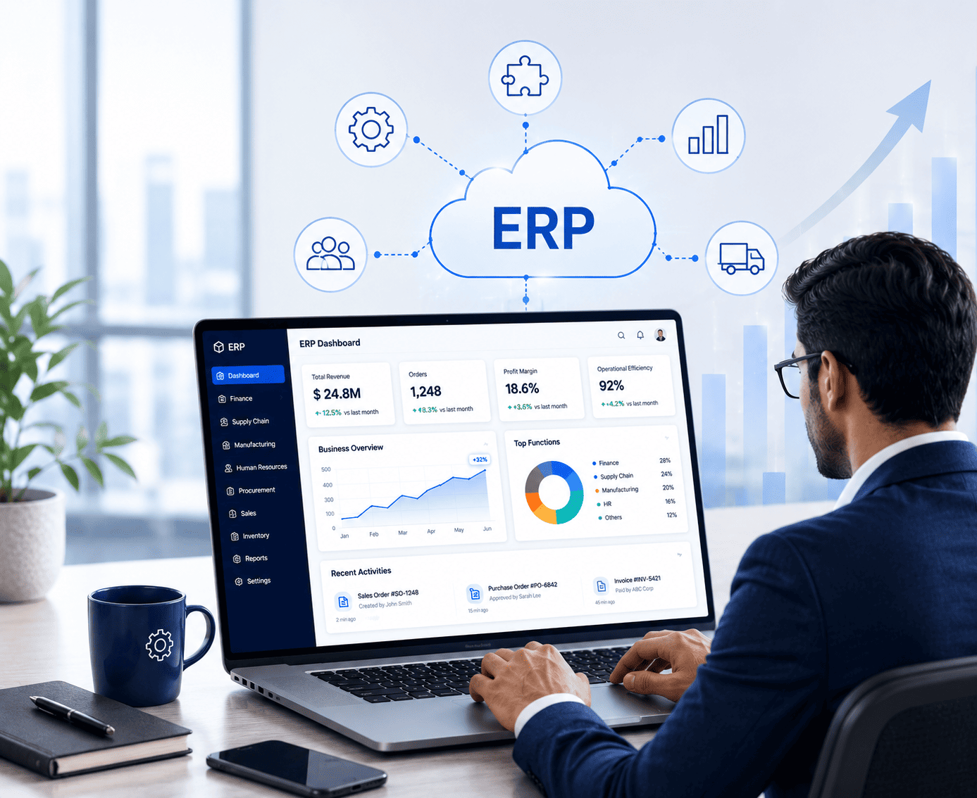 erp banner Softura
